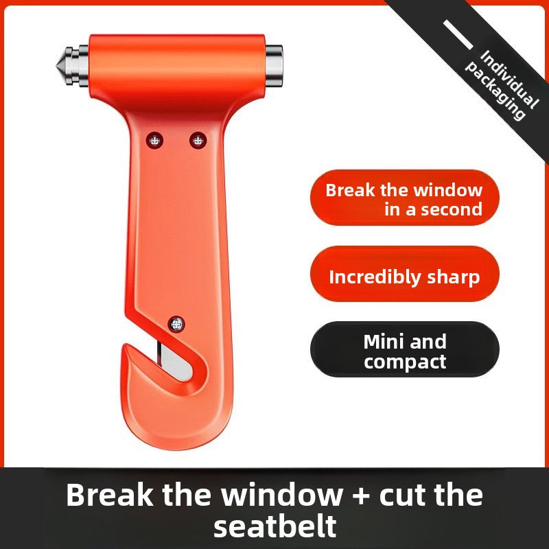 Automobile safety hammer - window-breaking tool