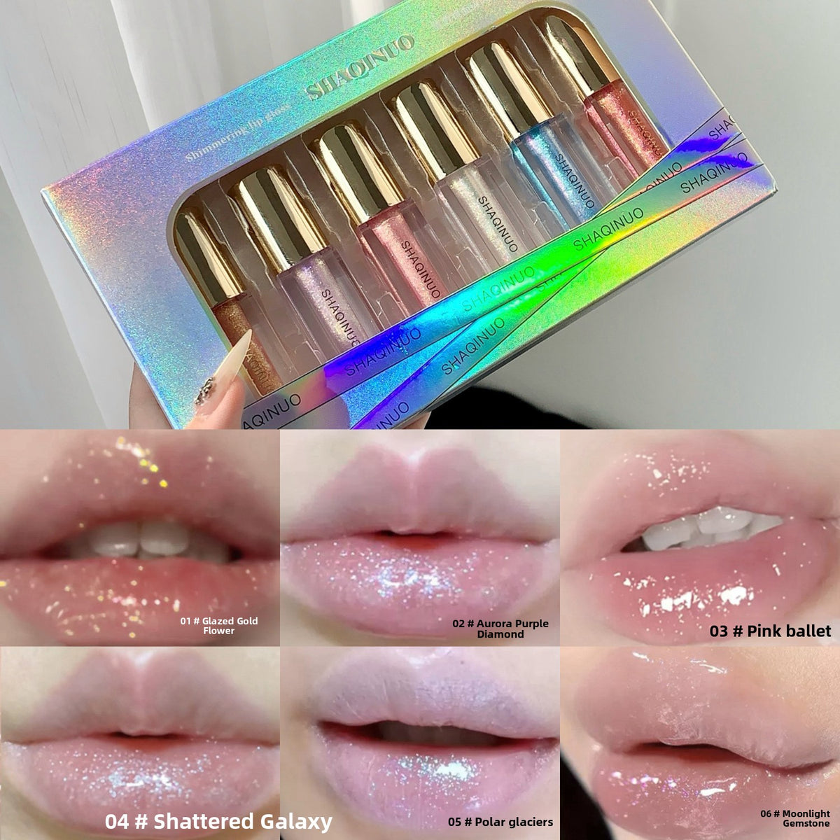 Waterlight Doodle Glass Lip Clear Shiny Live Lip Glaze