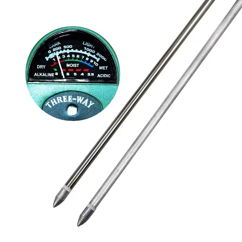 Three-in-One Soil Moisture Light pH Tester