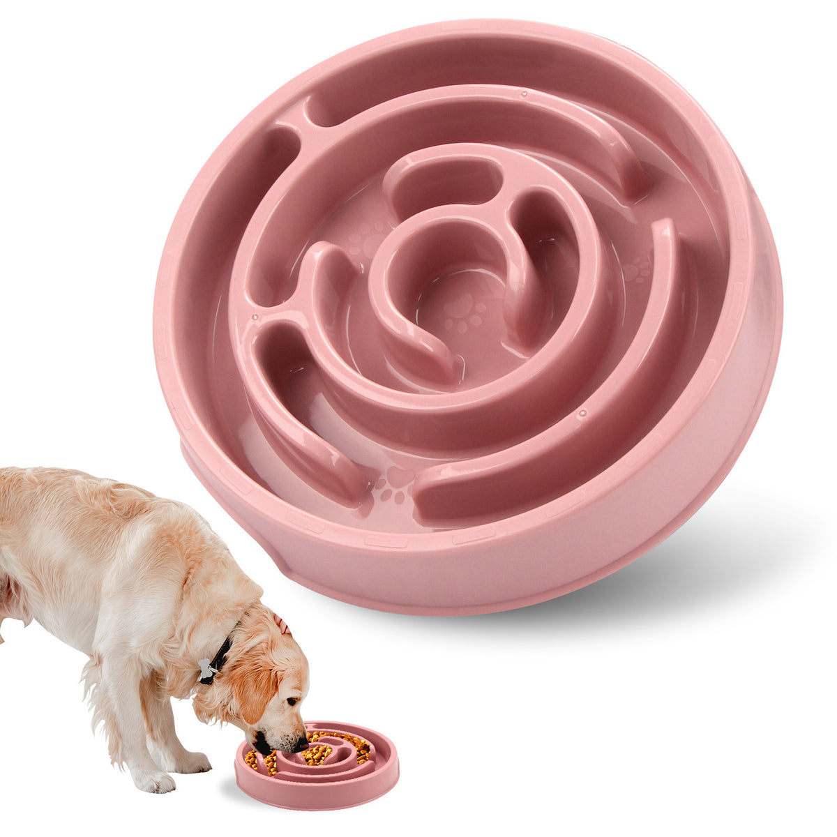 Slow Feeder Dog Bowl Puzzle Toy