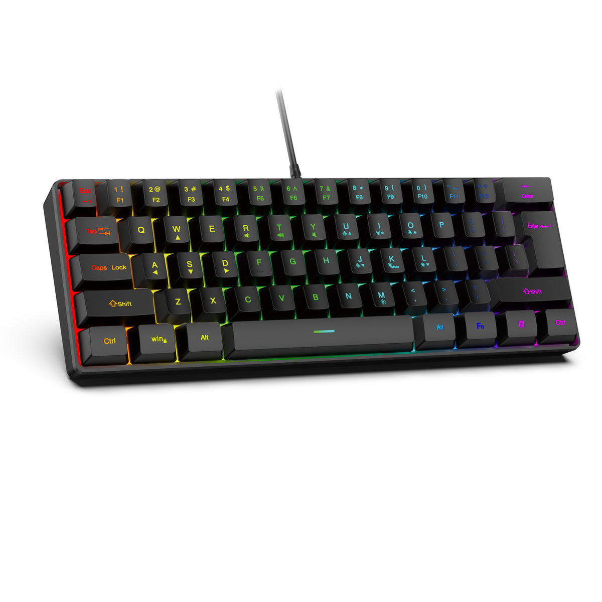 61 Key RGB Wired Keyboard and Mouse Combo
