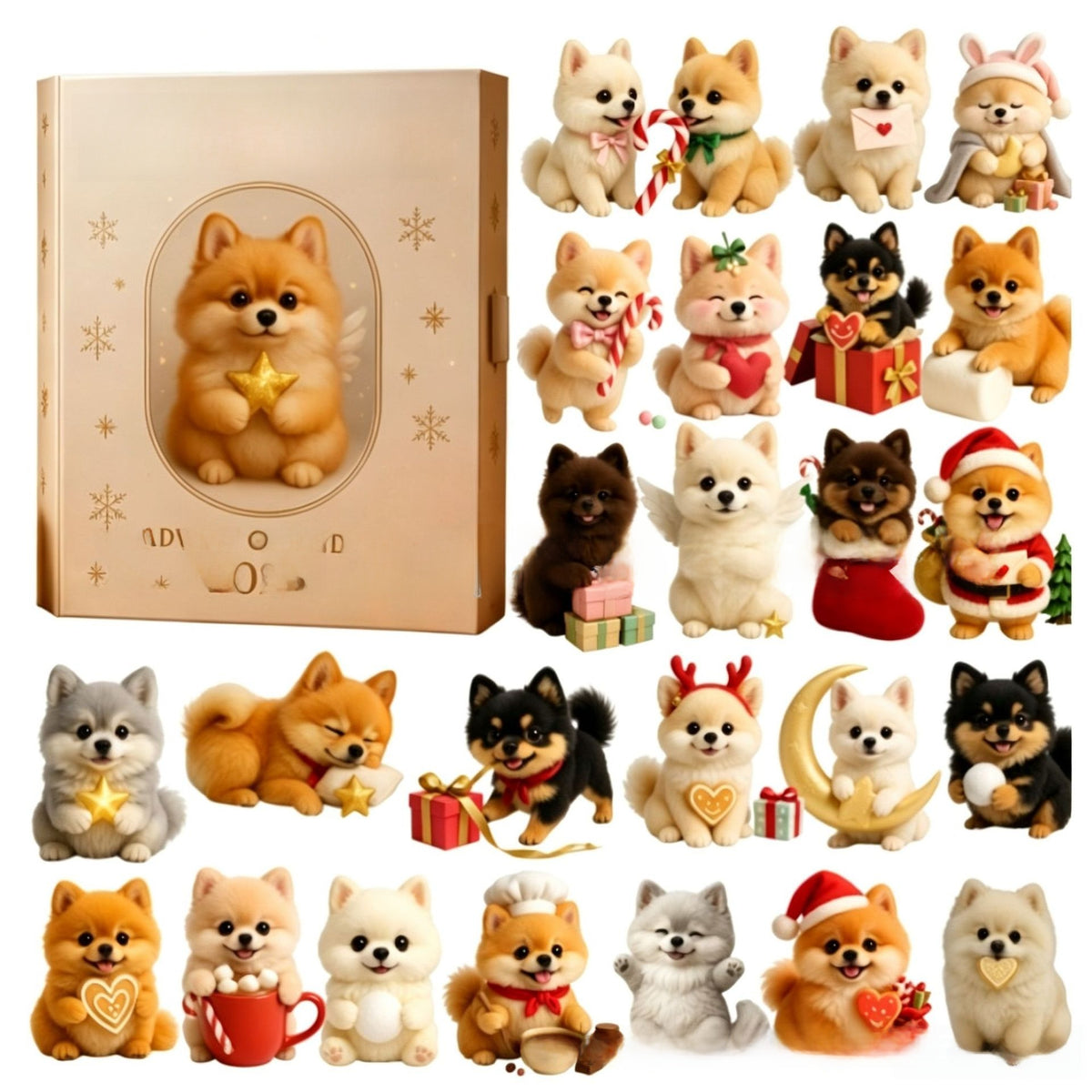 Capybara Advent Calendar with Blind Box Figurines