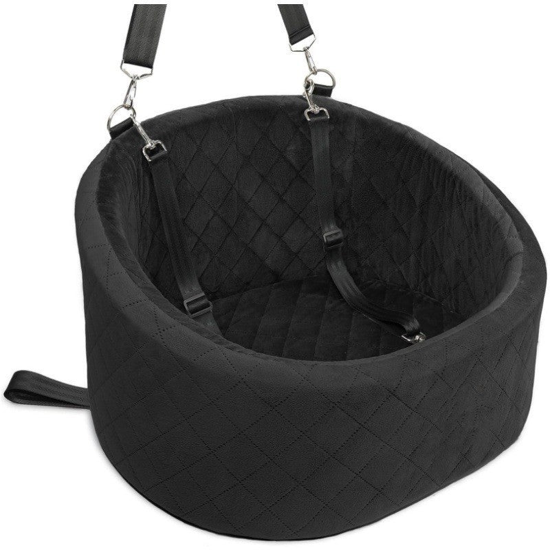 Portable Plush Dog Car Seat Nest Washable Pet Carrier