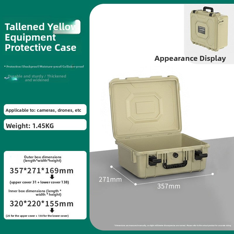 Durable Waterproof Plastic Protective Tool Case with Foam