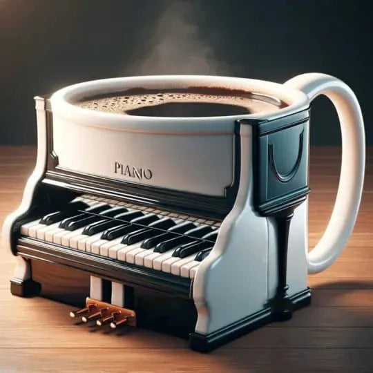 Instrument-Shaped Coffee Mug