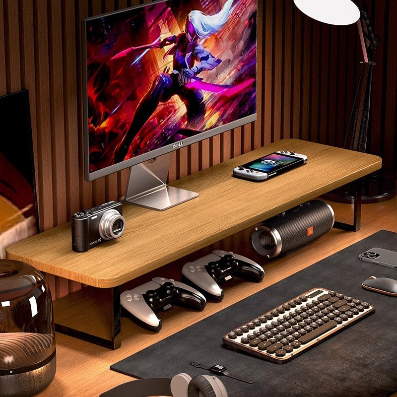 Adjustable Monitor Stand Riser with Storage Shelf