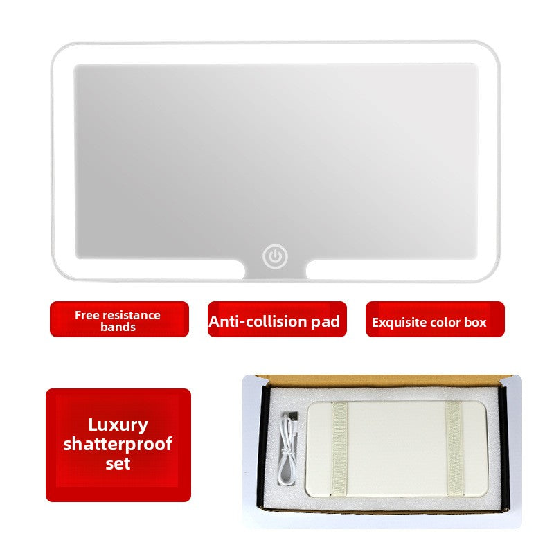 Car-mounted makeup mirror