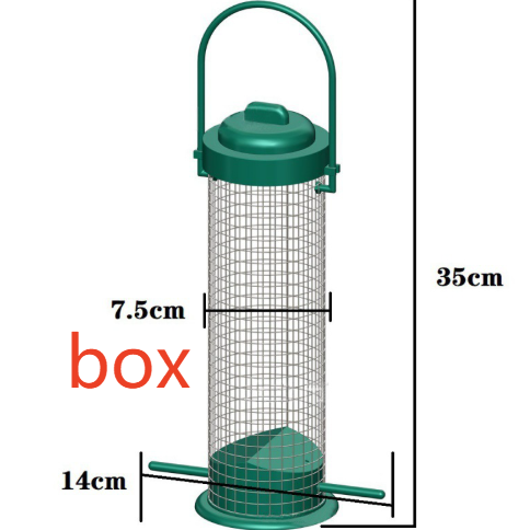 Hanging Iron Mesh Bird Feeder