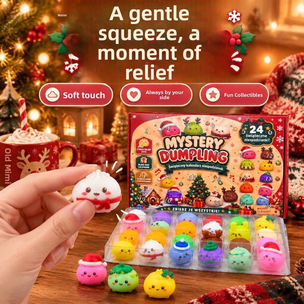 24 Days Christmas Countdown Calendar Blind Box