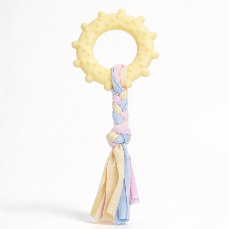 Durable Dog Chew Toy with Rope