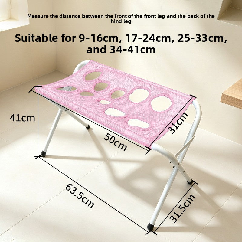 Cat bathing rack