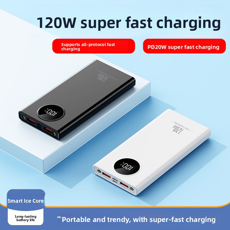 Bidirectional digital display portable power bank
