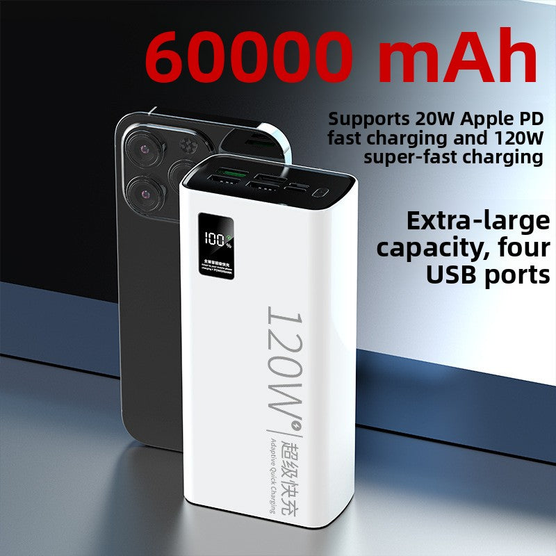 120W Super Fast Charging Digital Display Power Bank