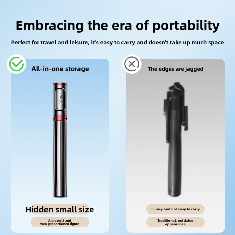 Telescopic Bluetooth Selfie Stick with Tripod Holder