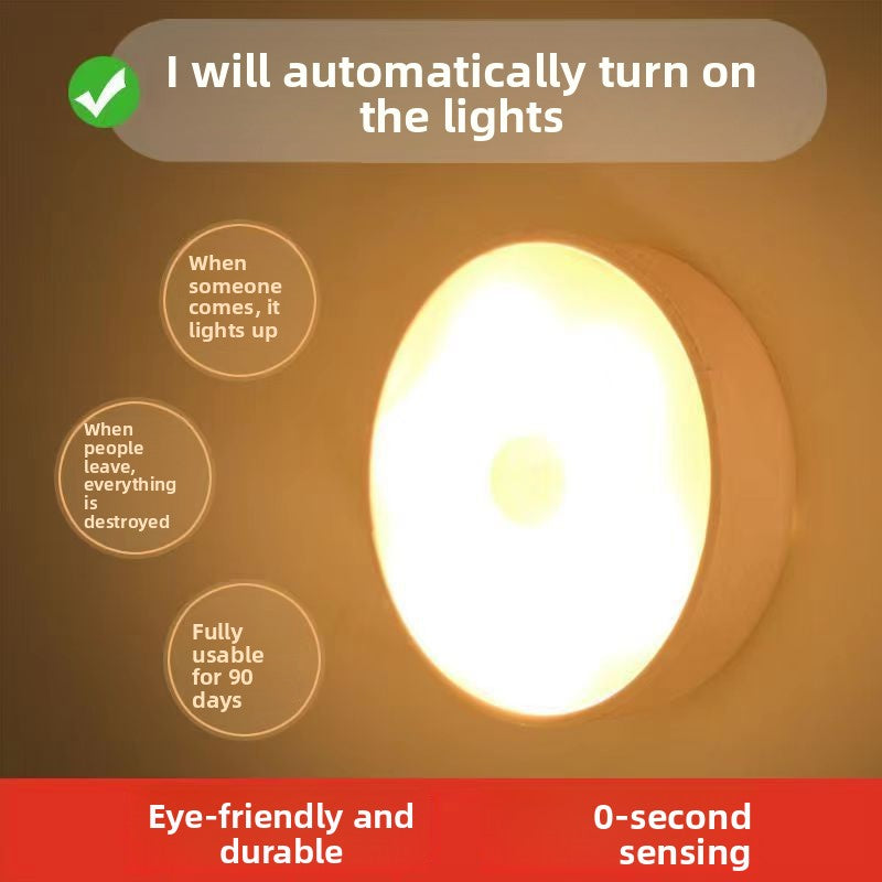 Smart Sensor Night Light with Adjustable Brightness