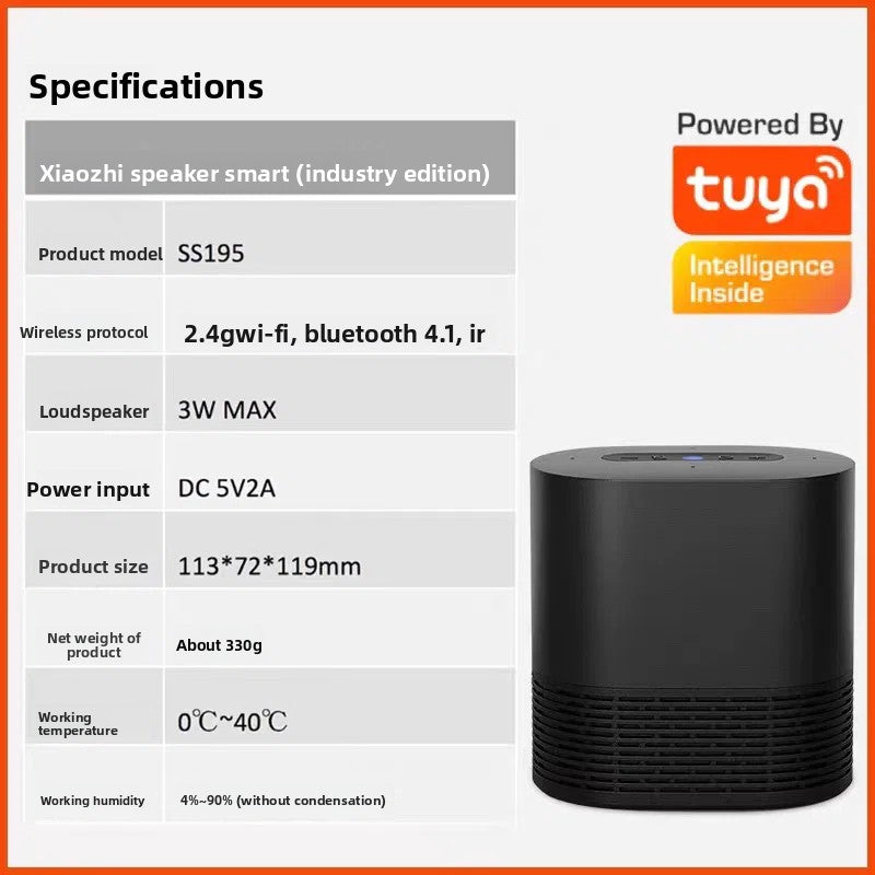 Smart Home Assistant Speaker with Voice Control and IR Remote