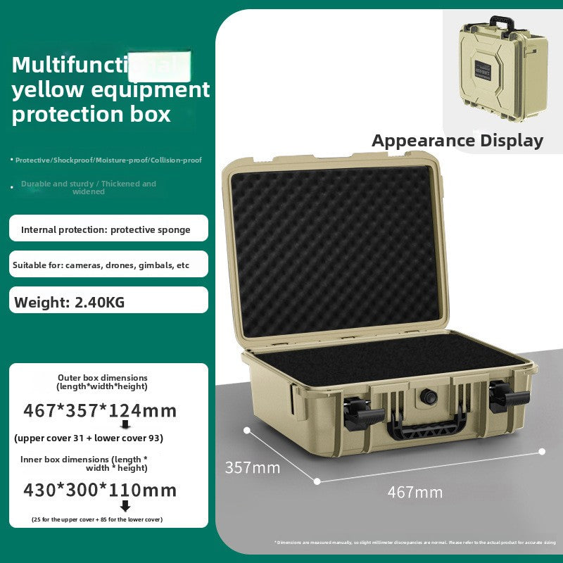 Durable Waterproof Plastic Protective Tool Case with Foam