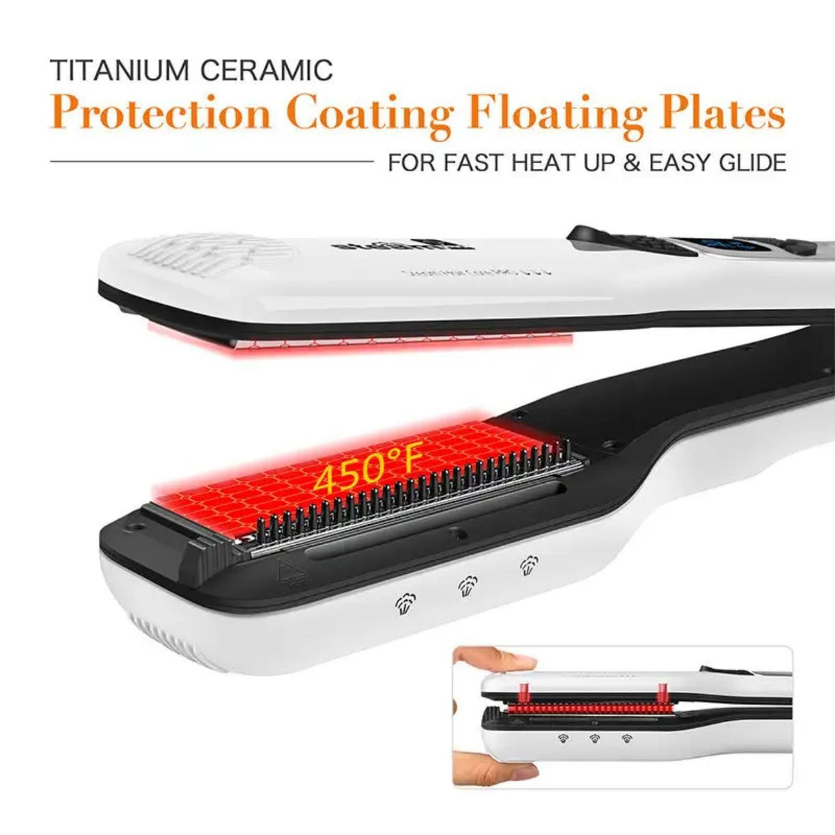 Multifunctional Steam Hair Straightener