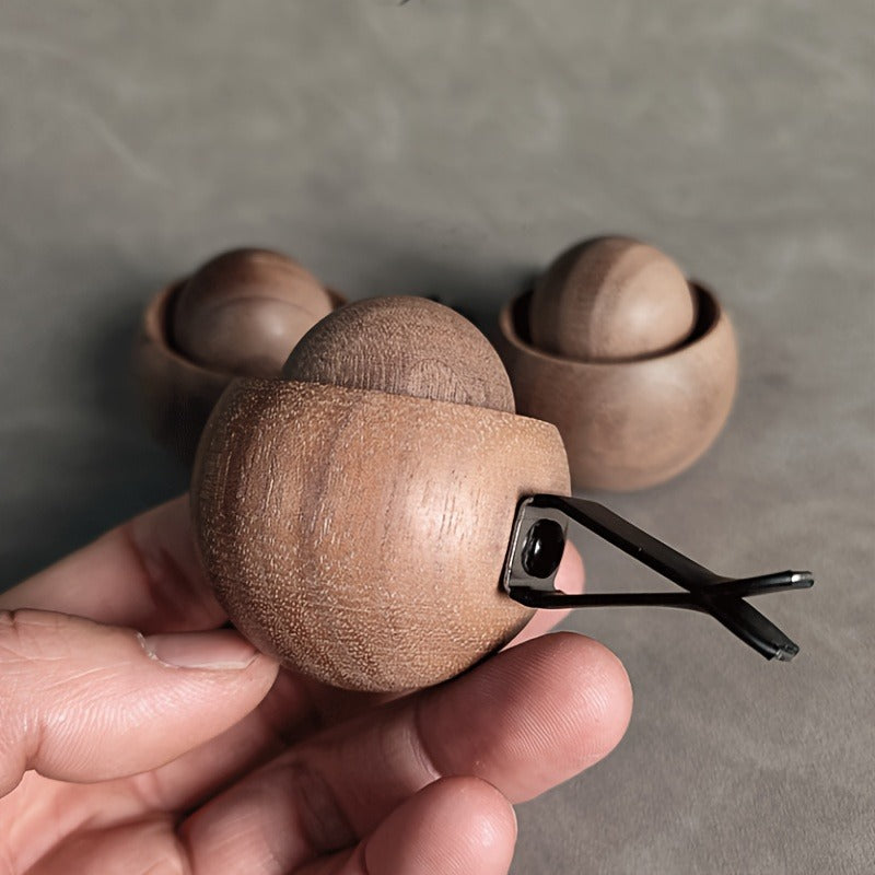 Wooden Egg-Shaped Car Diffuser