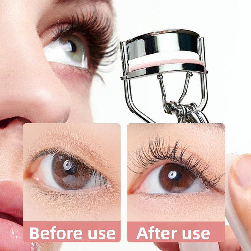 Wavy lashes curling tool for makeup application