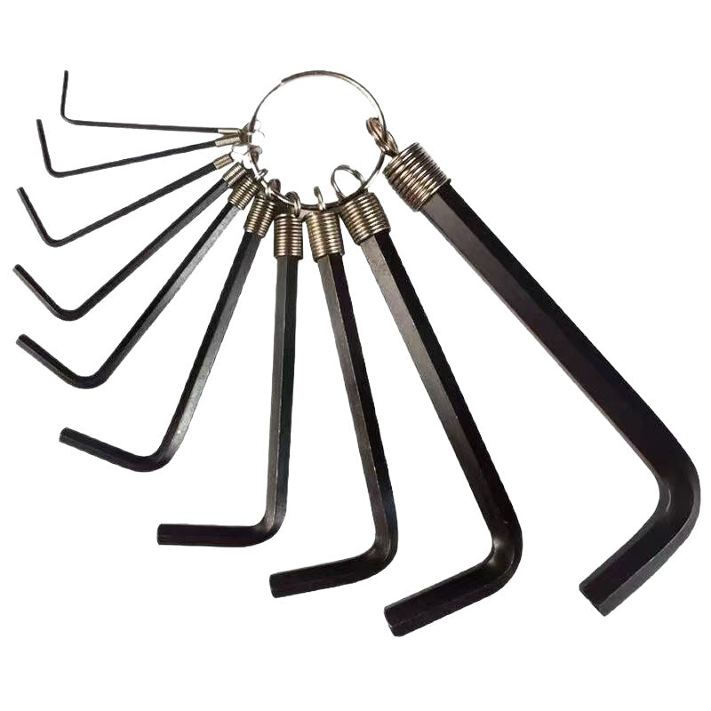 10-Piece Hex Key Set with Keychain