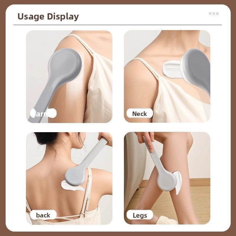 Long Handle Back Lotion Applicator Brush for Even Body Oil and Moisturizer Spreading