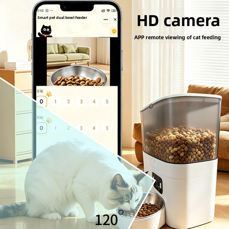 Cat Automatic Feeder and Water Dispenser