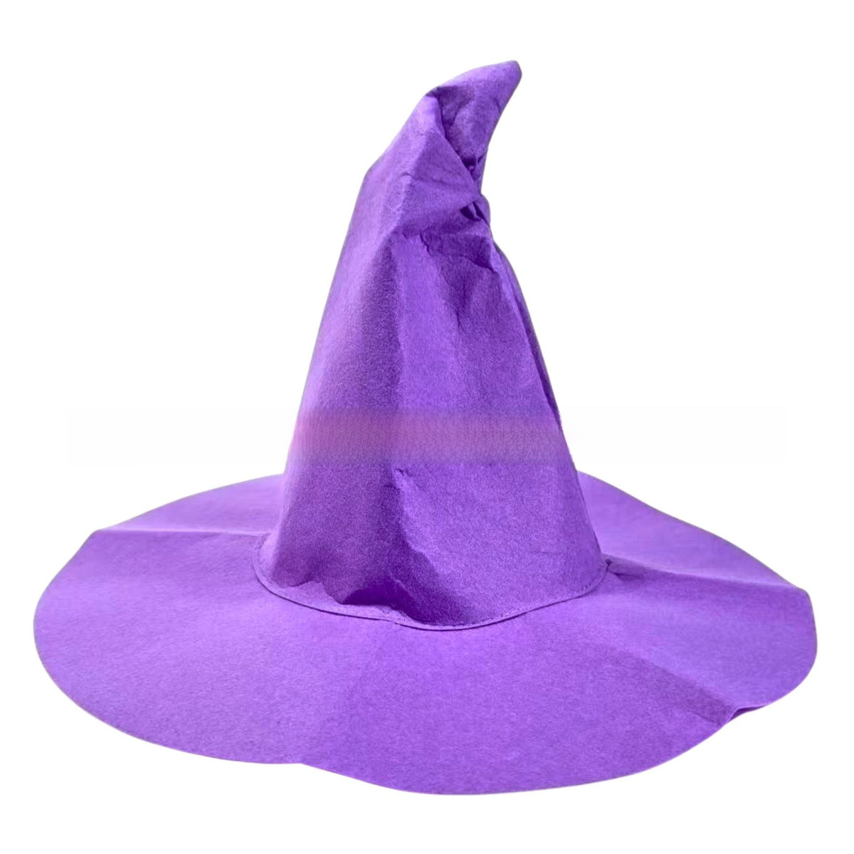Velvet Witch Hat with Decorations for Halloween Party Costume Accessory