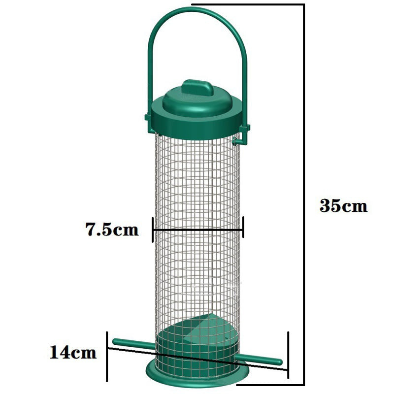 Hanging Iron Mesh Bird Feeder