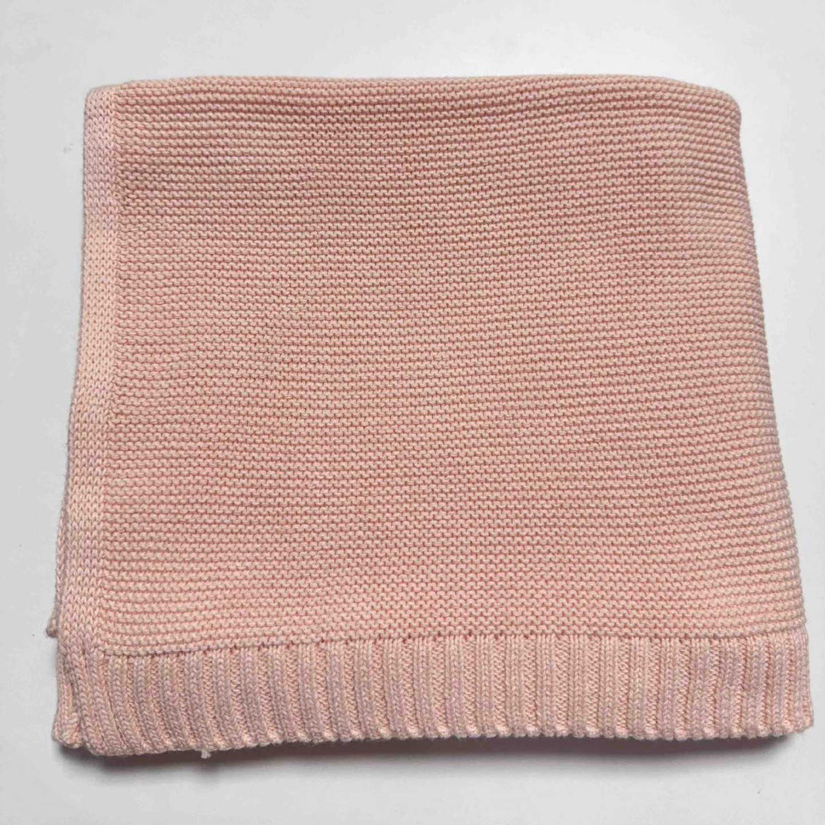 Pure Cotton Knitted Baby Stroller and Nap Blanket, Soft Sofa Throw