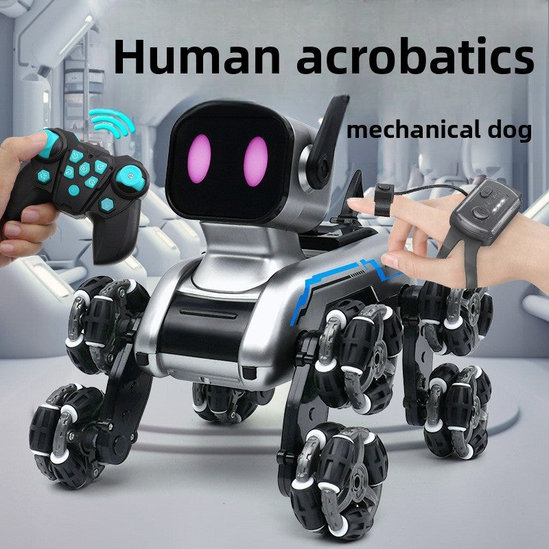 Intelligent remote-controlled robot dog