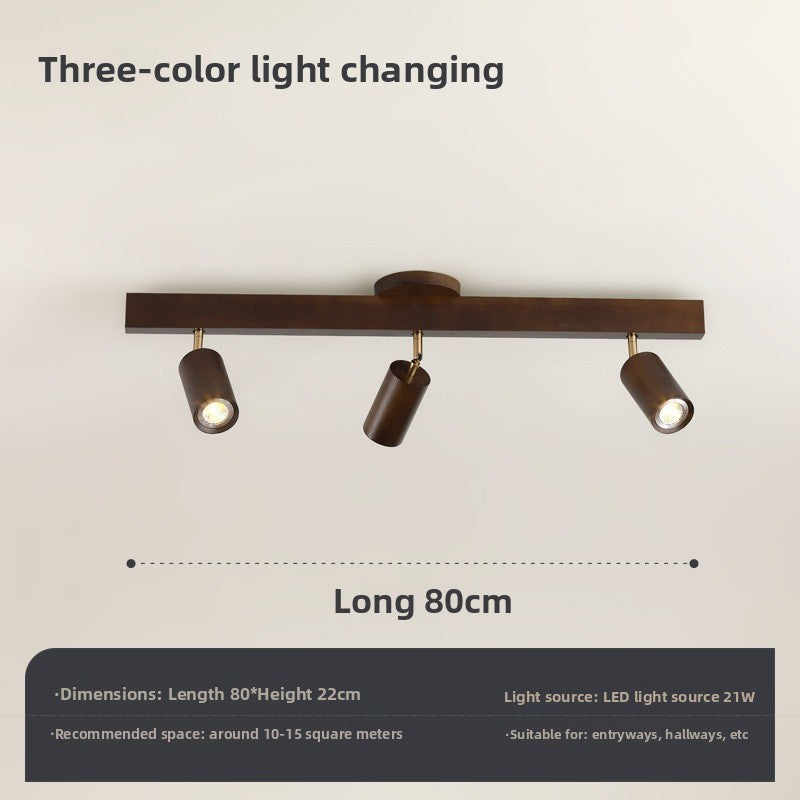 Wood Surface Mounted Track Lighting
