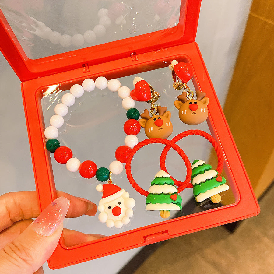 Christmas Themed Childrens Bracelet Set