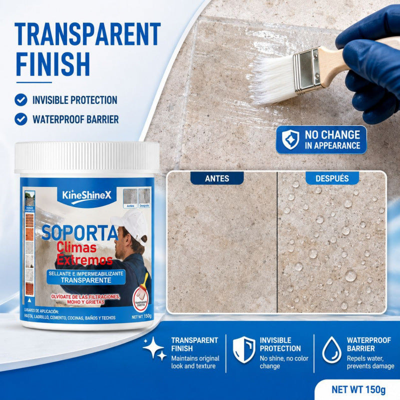 Transparent Waterproof Adhesive for Roof and Wall Repair