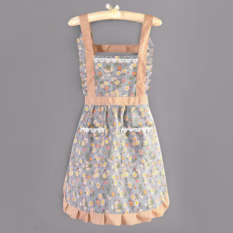 Lightweight Cotton Princess Apron for Women