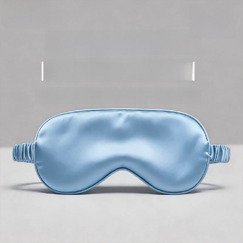 100% Mulberry Silk Sleep Mask, Double-Sided, 99.6% Light Blocking, Breathable Eye Mask for Sleeping with No-Pressure Fit