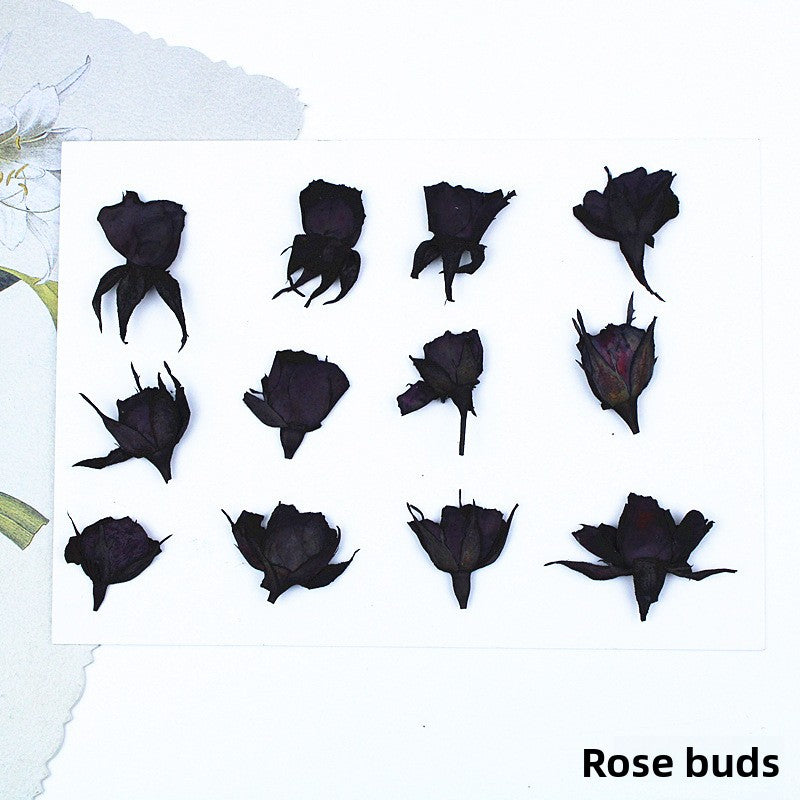 Black Dried Flowers DIY Craft Materials