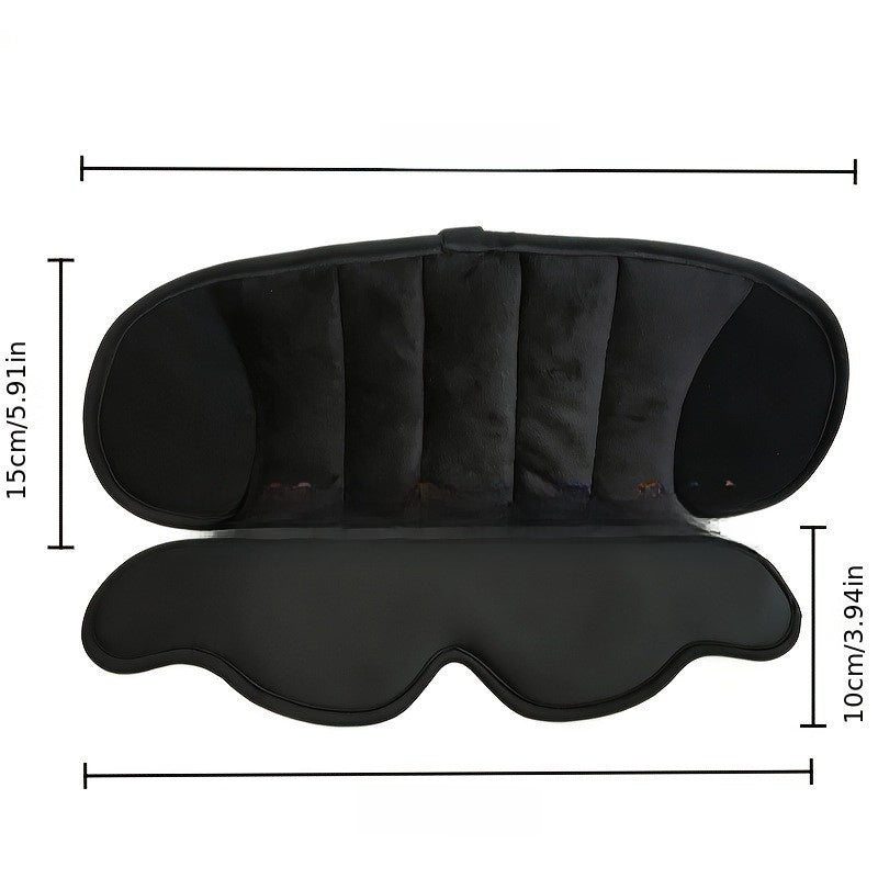 Modal Cotton Light Blocking Sleep Eye Mask with Travel Pillow