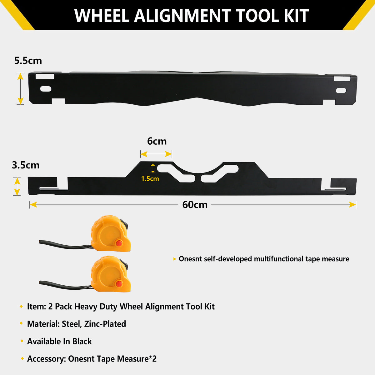 Portable Wheel Alignment Measurement Tool