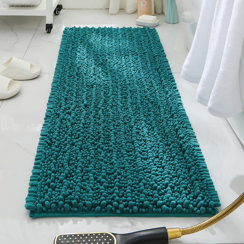 Thick Absorbent Chenille Bath Mat Non Slip Long Pile Home Floor Rug Machine Washable