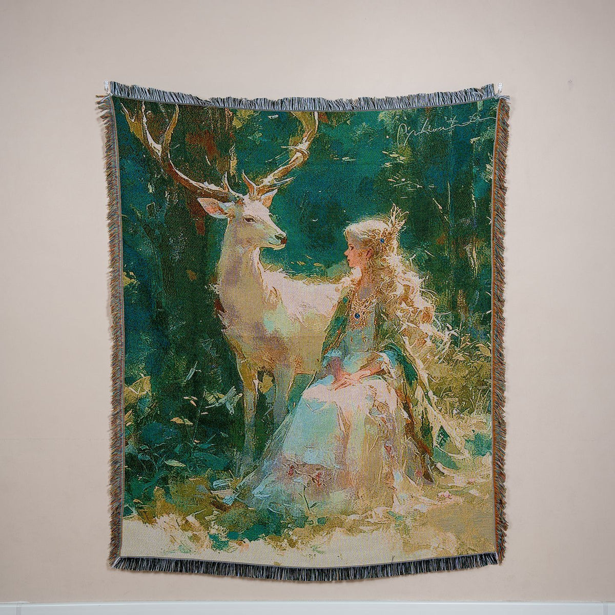 Custom Jacquard Tapestry Blanket
