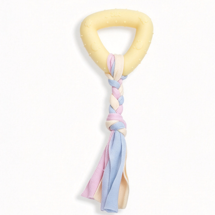 Durable Dog Chew Toy with Rope