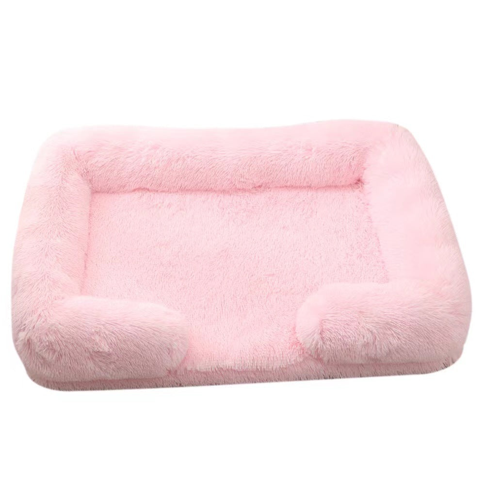 Plush Round Cat Bed