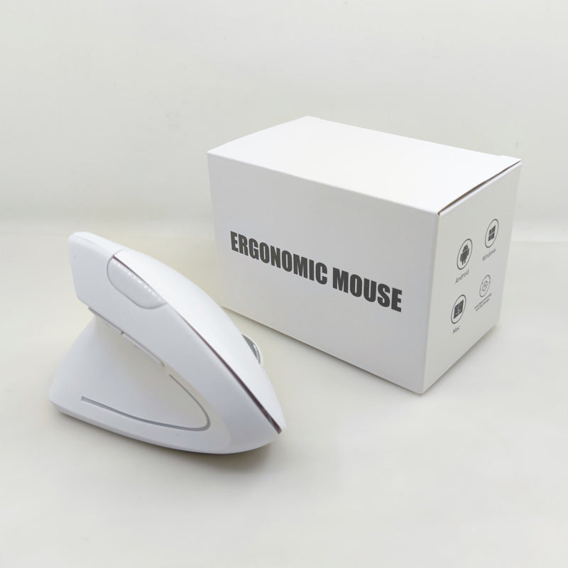 Ergonomic Left-Handed Vertical Wireless Mouse
