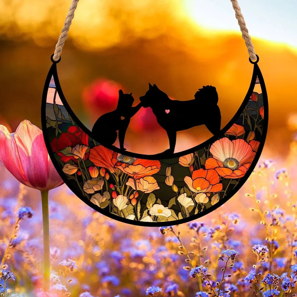 Dog Cat Window Hanging Ornament Personalized Gift