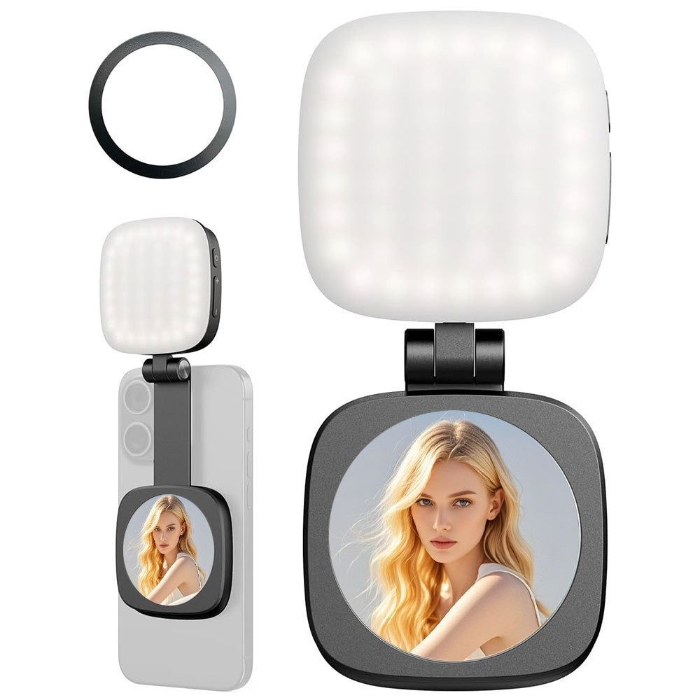 Portable Magnetic Phone Fill Light Mirror