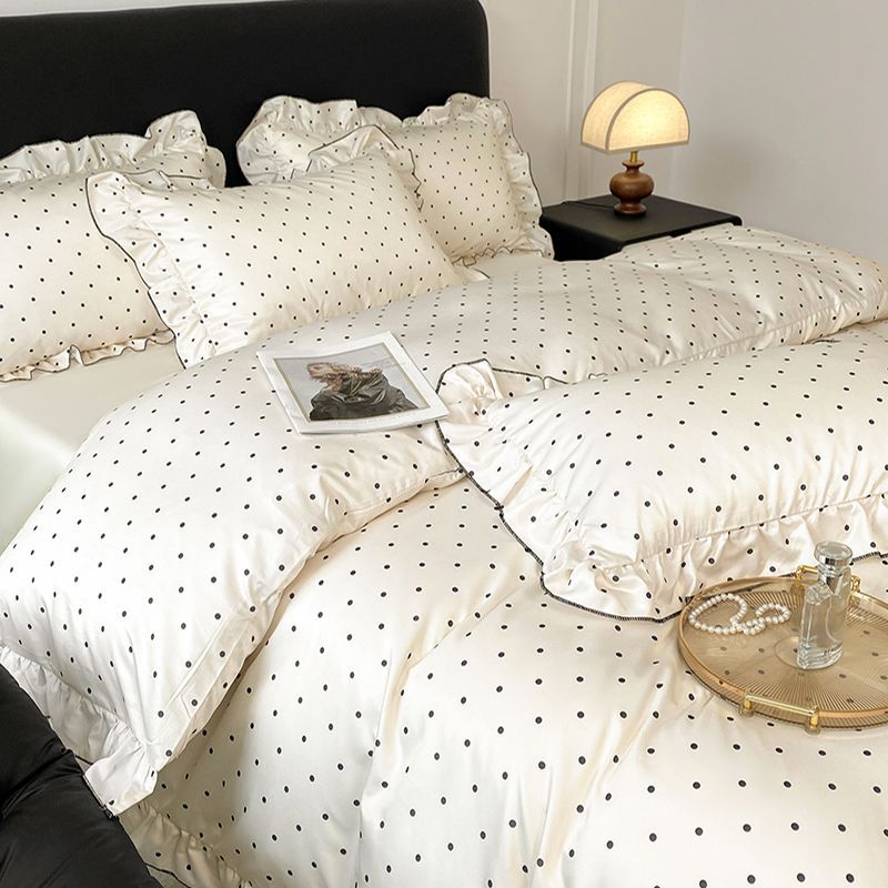 Ice Silk Bed Sheet Set