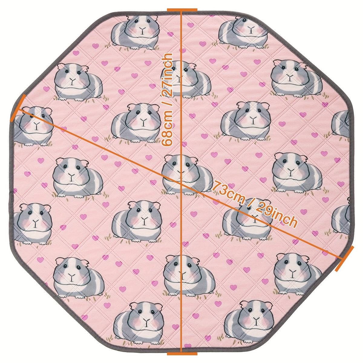 Washable Octagonal Dog Cage Mat