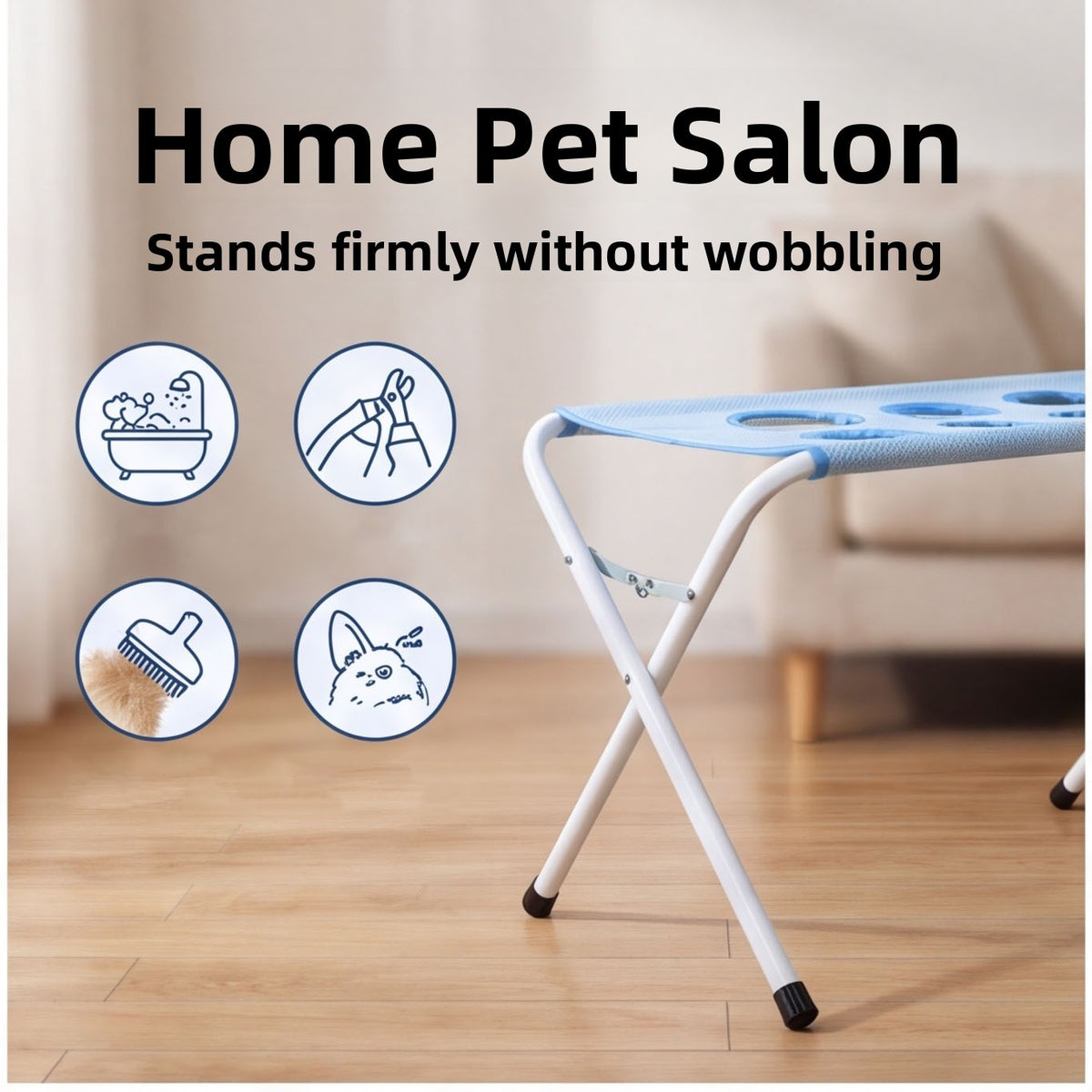 Pet grooming hammock dog bath bracket