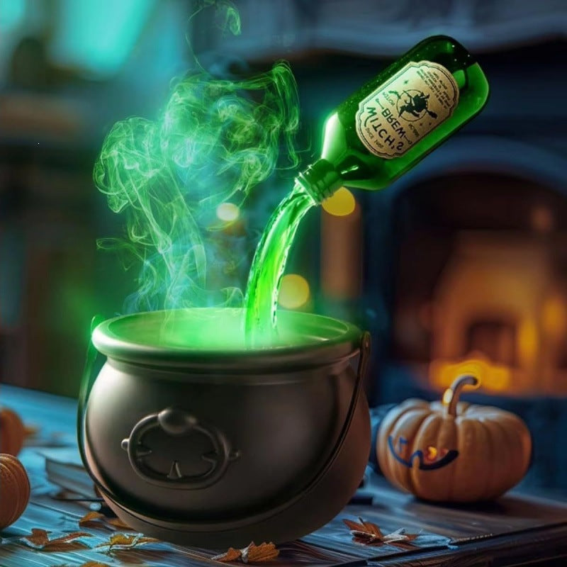 Magic Floating Potion Bottle with Skeleton Bucket